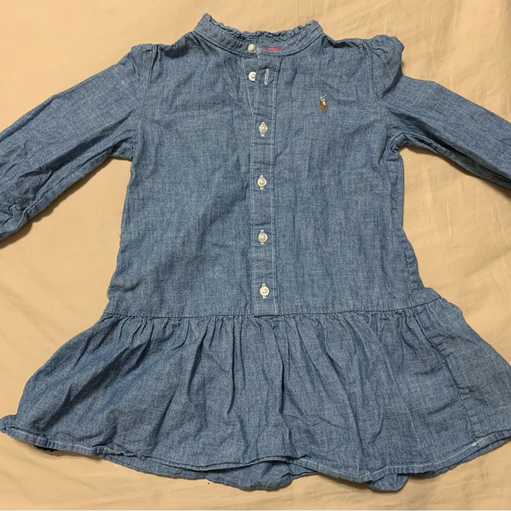 Ralph Lauren Light Blue Denim Dress